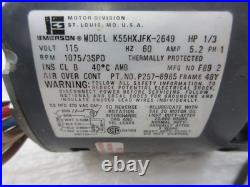 1/3 HP Carrier Bryant P257-8589 Hc41mz116 Furnace Blower Motor 115v 3 Spd