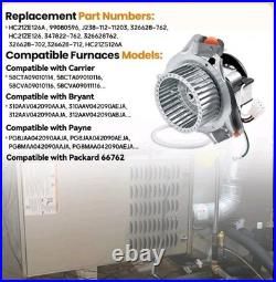 326628-762 Furnace Draft Inducer Motor Assembly Compatible with Carrier, Bryant