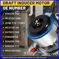 326628-762 Furnace Draft Inducer Motor Compatible with Carrier, Bryant, Payne