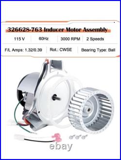 326628-763 Furnace Draft Inducer Motor Replacement for Carrier, Bryant, Payne