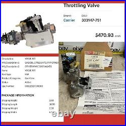 333147-751 Valve Kit Throttling Valve Carrier Bryant Payne From A 58MVC Furnace