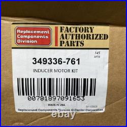 349336-761 Furnace Draft Inducer Motor, Compatible with Carrier, Bryant, Payne