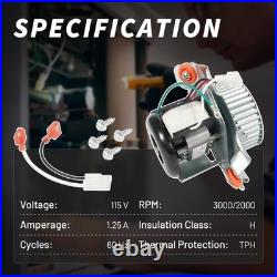 349336-761 Furnace Draft Inducer Motor, Compatible with Carrier Bryant Payne, F