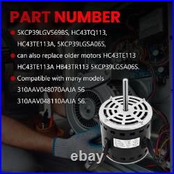 5KCP39LGV569BS HC43TQ113 1/2HP Blower Motor Fit for Carrier for Bryant