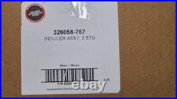 Brand New! OEM Carrier Bryant Furnace 2 Stage Exhaust Inducer Fits 326058-755