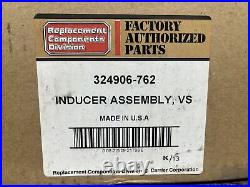 Carrier/Bryant 324906-762 OEM Variable speed ECM inducer motor assmbly HC23CE116