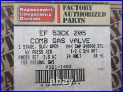 Carrier Bryant Ef53ck205 Robertshaw 7000ber-s7a Standing Pilot Gas Valve