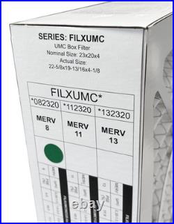 Carrier & Bryant FILXUMC082320 (2-Pack) 20 x 23 x 4 Pleated Filter MERV 8