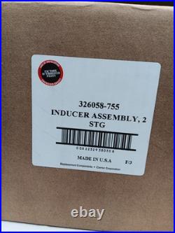 Carrier Bryant Furnace 2 Stage Exhaust Venter Inducer Motor 326058-755