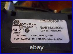 Carrier Bryant Furnace blower Inducer ECM Motor 5SME44JG2006D 12/21/09