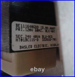 Carrier Bryant HSCI HK42FZ010 with 1081-83-3G & Basler BE111640GDD Transformer