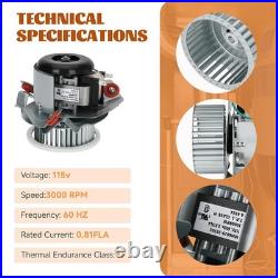 Carrier Bryant Payne Furnace Inducer Motor Replacement HC21ZE121 3000 RPM