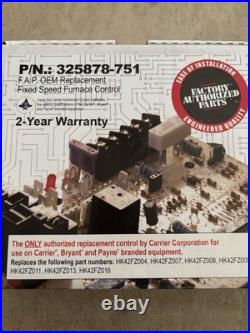 F. A. P. OEM Fixed Speed Furnace Control Board 325878-751 (Bryant/Carrier)