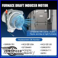 For Carrier Bryant Furnace Draft Inducer Motor Assembly 326628-761 HC21ZE125A