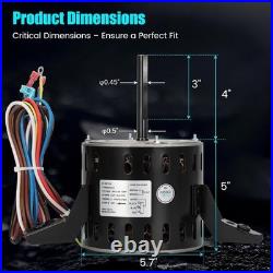 Furnace Blower Motor 1/3 HP Replaces Carrier Bryant Payne HC41TQ113 HB41TQ113