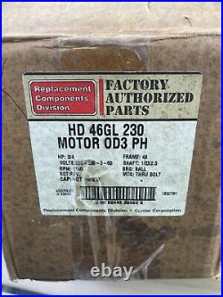 Furnace Blower Motor 3/4 HP Replaces Carrier RPM 1140 208-230V HD46GL230