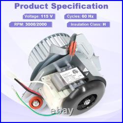 Furnace Draft Inducer Blower Motor Compatible with Carrier, Bryant, Payne 326628