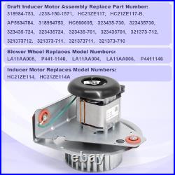 Furnace Draft Inducer Motor Assembly for Carrier, Bryant, Payne, Jakel Furnace 3