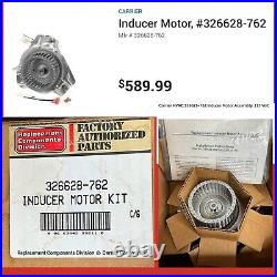 Furnace Exhaust Inducer Motor Kit Fits Carrier Bryant Payne 326628-762 HVAC NEW