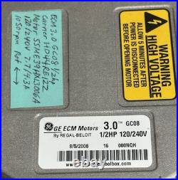 Genteq ECM Module 3.0 GC08 1/2hp ONLY for Carrier Bryant # HD44RE122? Checked
