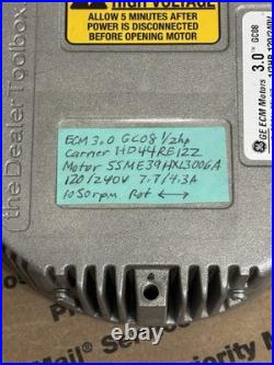Genteq ECM Module 3.0 GC08 1/2hp ONLY for Carrier Bryant # HD44RE122? Checked