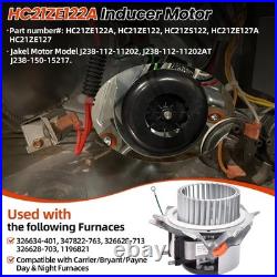 HC21ZE122A 326634-401 Draft Inducer Motor for Jakel Carrier Bryant Payne Furnace