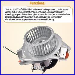 HC21ZE122A Carrier Bryant Payne Day & Night Furnace Draft Inducer Motor Kit