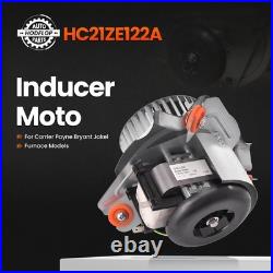 HC21ZE122A Draft Inducer Motor for Carrier & Bryant Furnaces 115V, 3000 RPM