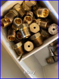 Lot of Dozens Carrier Payne Bryant Solid Brass Orifices Nozzles for Gas Furnace