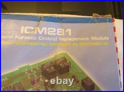 NEWithSEALED ICM281 FIXED SPEED FURNACE CONTROL BOARD FOR CARRIER, BRYANT