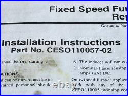 NOS Furnace Control Circuit Board CES0110057-02 for Carrier Bryant Payne