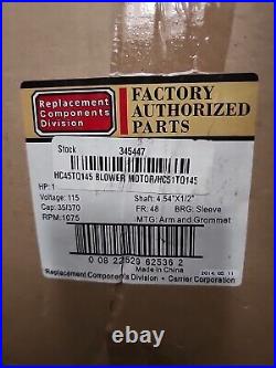 OEM Carrier Bryant Payne 1 HP 115v Blower Motor Replaces HC52TQ145 HC52TQ145A