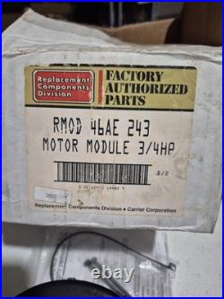 OEM Carrier Bryant Payne Furnace 3/4 HP ECM BLOWER MOTOR Module RMOD46AE243 OEM Carrier Bryant Payne Furnace 3/4 HP ECM BLOWER MOTOR Module RMOD46AE243
