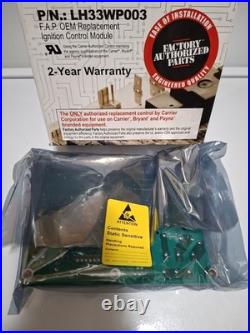 OEM Carrier P/N LH33WP003 Furnace Control Board ignition control Bryant