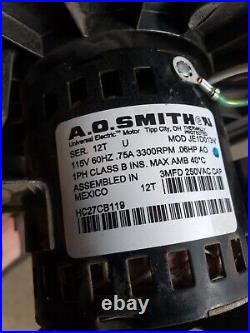 USED A. O. Smith JE1D013N Carrier Bryant Draft Inducer Blower HC27CB119