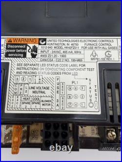 United Technologies HK42FZ011 1012-940 Gas Furnace Control Circuit Board